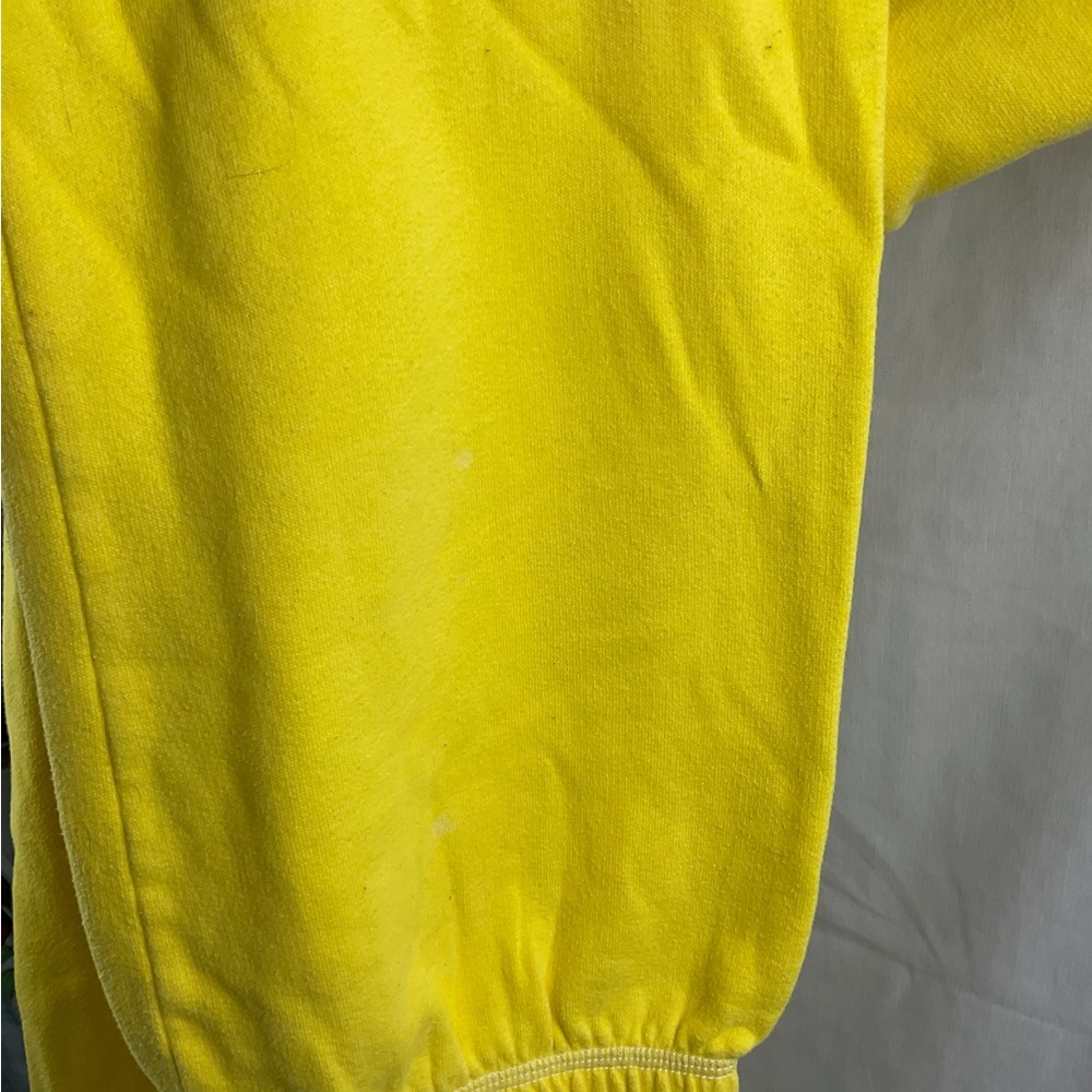 PINK Victoria's Secret Yellow  Joggers with Peace Sign - Picture 5 of 11